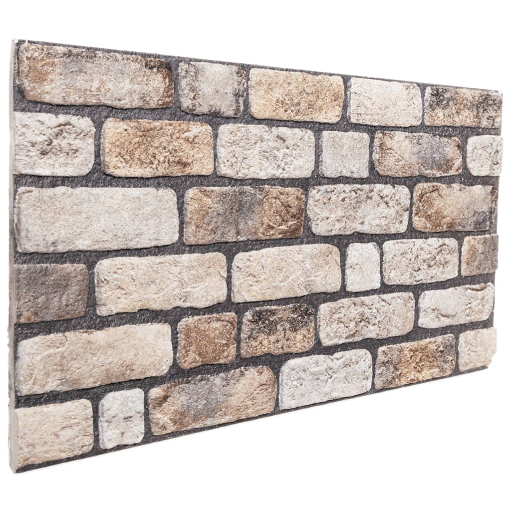 Vidaxx Wandpaneele 10 Stk. 3D 100x50 cm EPS hellbraun