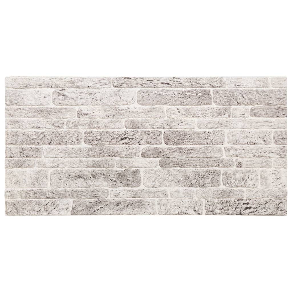 VidaXL Wandpaneele 10 Stk. 3D 100x50 cm EPS Hellgrau