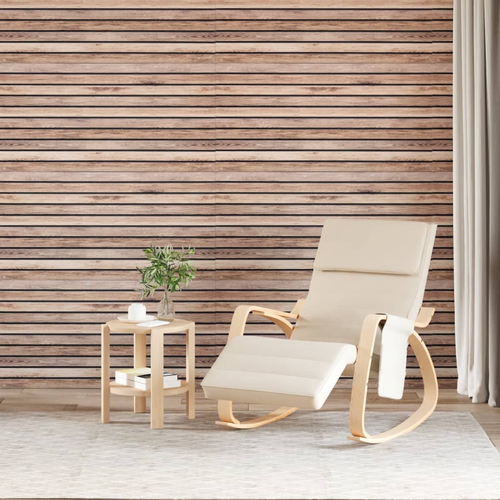 Vidaxx Wandpaneele 5 Stk. 3D 100x50 cm EPS hellbraun