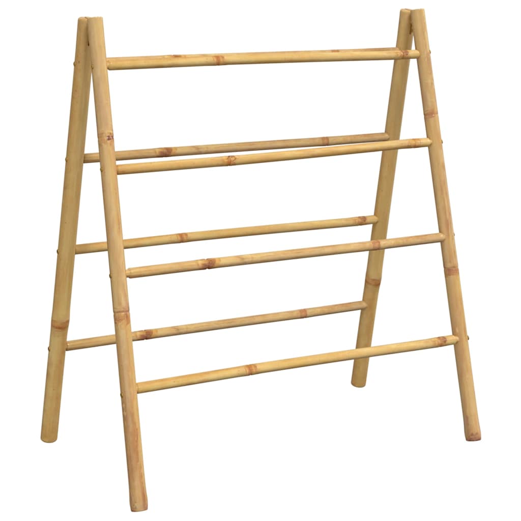 Vidaxx Handtuchleiter mit 4 Sprossen 90x50x100 cm Bambus