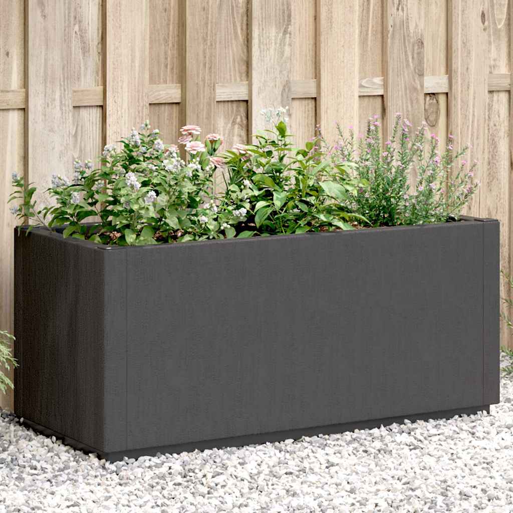 Vidaxx Pflanzgefäß 80x36x35 cm Polypropylen dunkelgrau