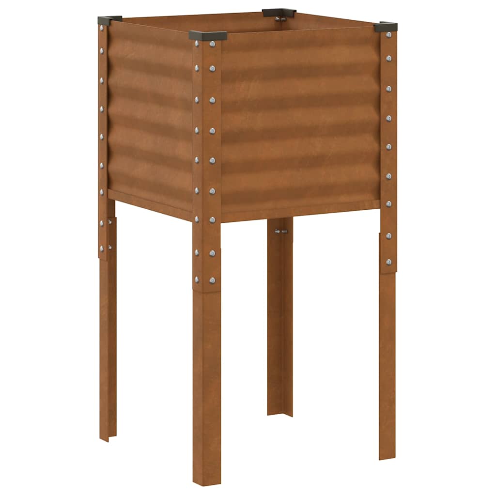 Vidaxx Pflanzgefäß 45x45x88 cm wetterfester Stahl