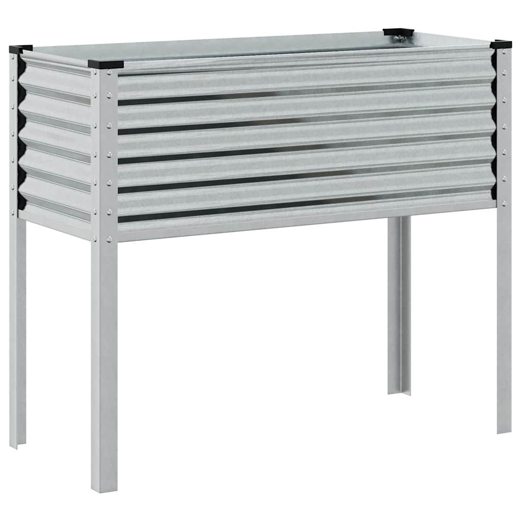 Vidaxx Pflanzenbank 100x41x90 cm verzinkter Stahl