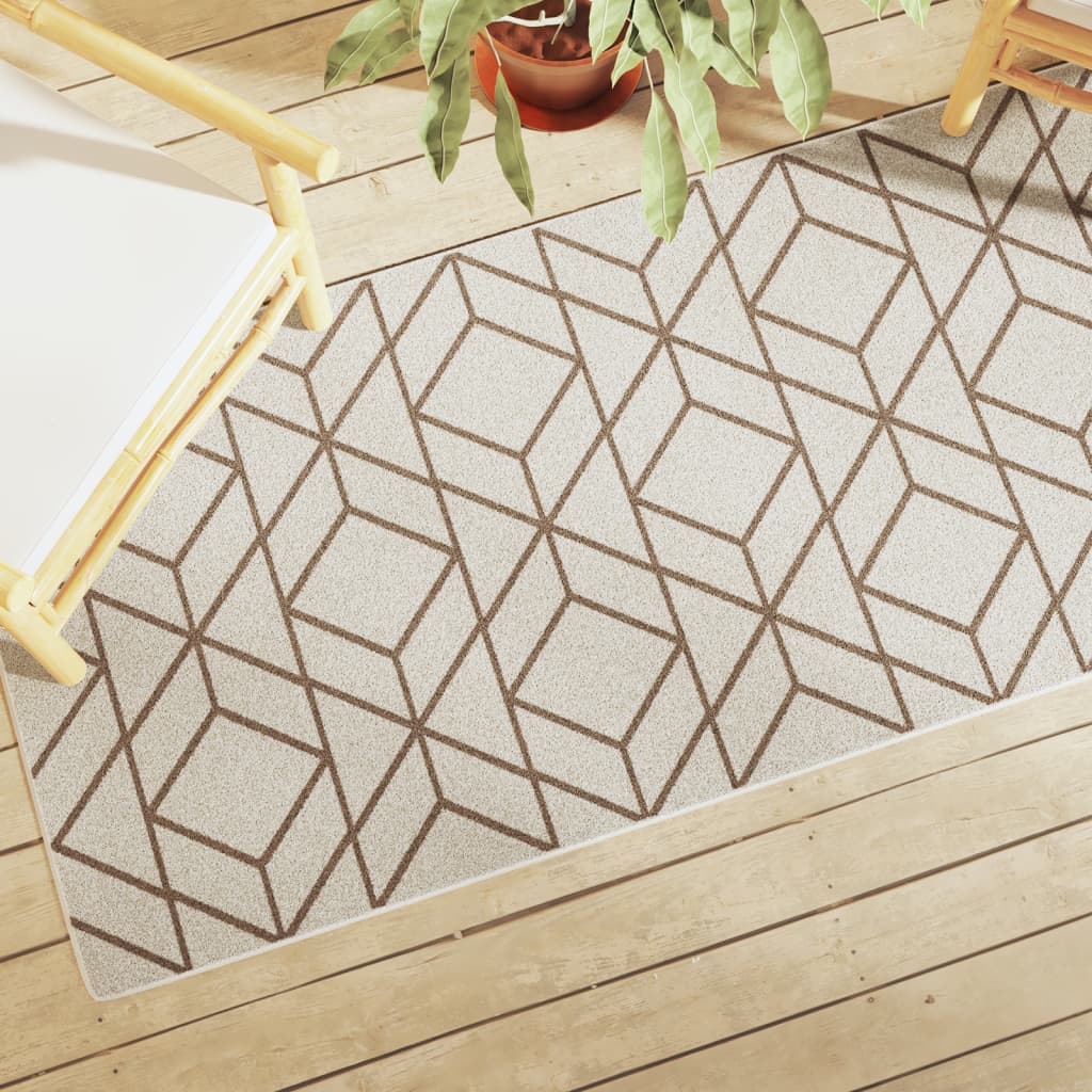 Vidaxx-Teppich für drinnen und draußen, niedriger Flor, 80 x 300 cm, mehrfarbig