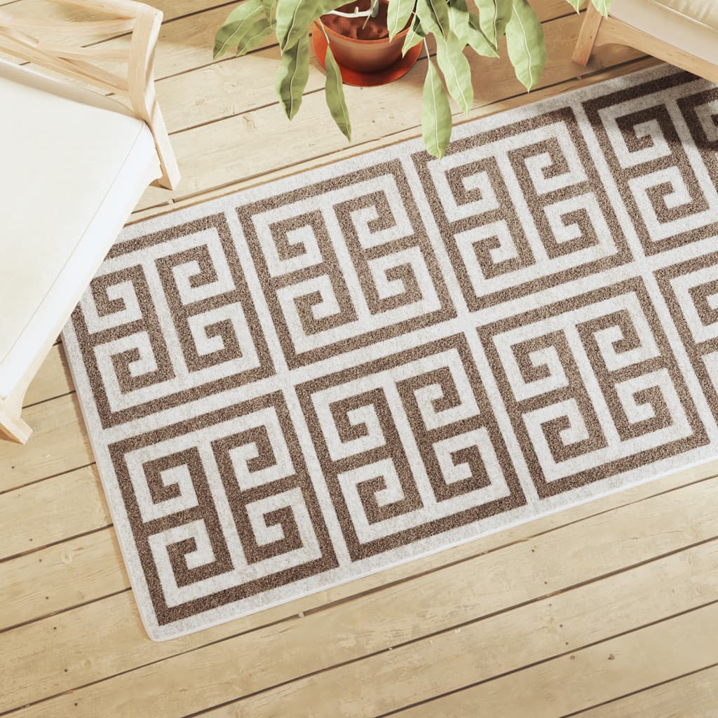 Vidaxx-Teppich für drinnen und draußen, niedriger Flor, 80 x 150 cm, mehrfarbig