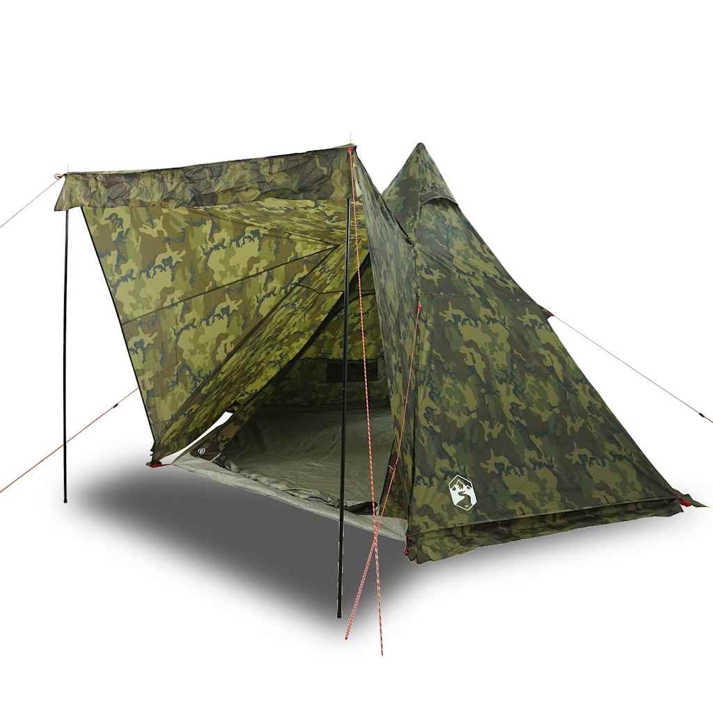 Vidaxl Tipi-Zelt 6-Personen-Tarnung wasserdicht