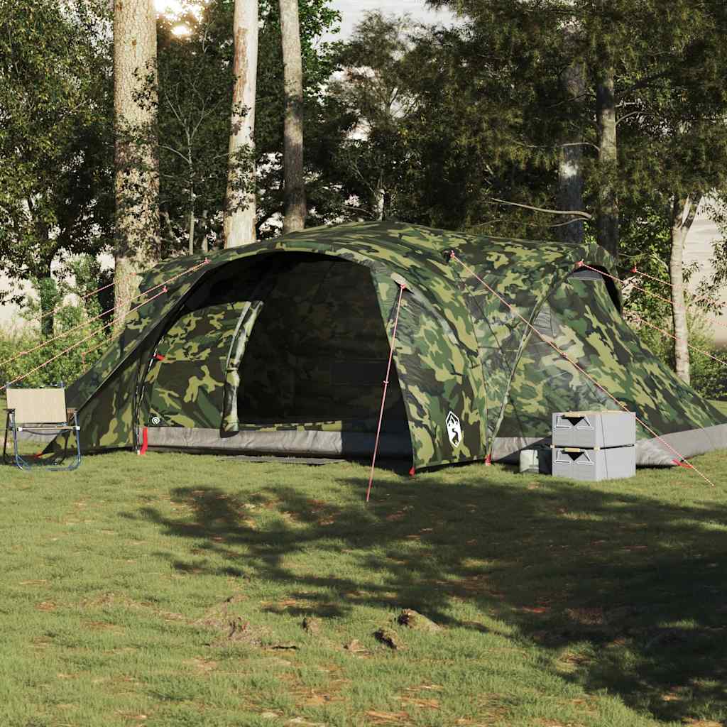VidaXL Kuppelzelt 6-Personen wasserdicht Tarnung