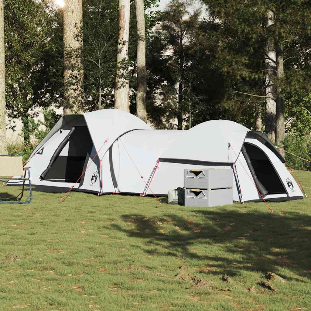 Vidaxl Campingzelt 5-Personen-Verdunkelungsstoff weiß wasserdicht