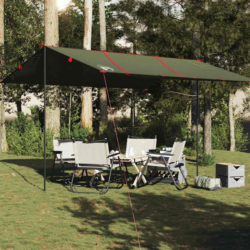 Vidaxx Camping-Markise wasserdicht 451x420 cm olivgrün
