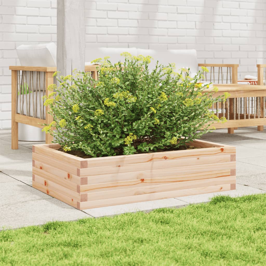 Vidaxx planter 90x60x23 cm solid pine wood
