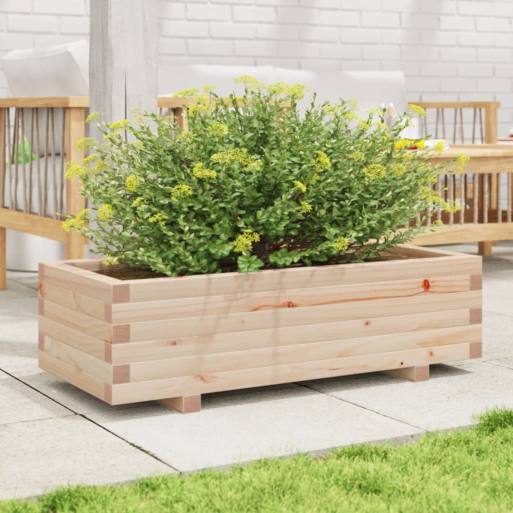 Vidaxx Pflanzgefäß 90x40x26,5 cm massives Kiefernholz