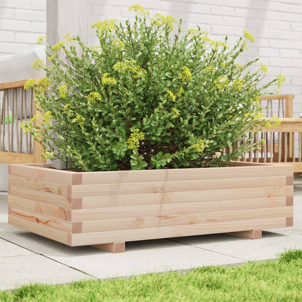 Vidaxx Pflanzgefäß 90x60x26,5 cm massives Kiefernholz