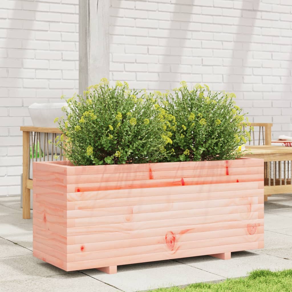VidaXL Pflanzgefäß 110 x 40 x 49,5 cm, massives Douglas-Holz
