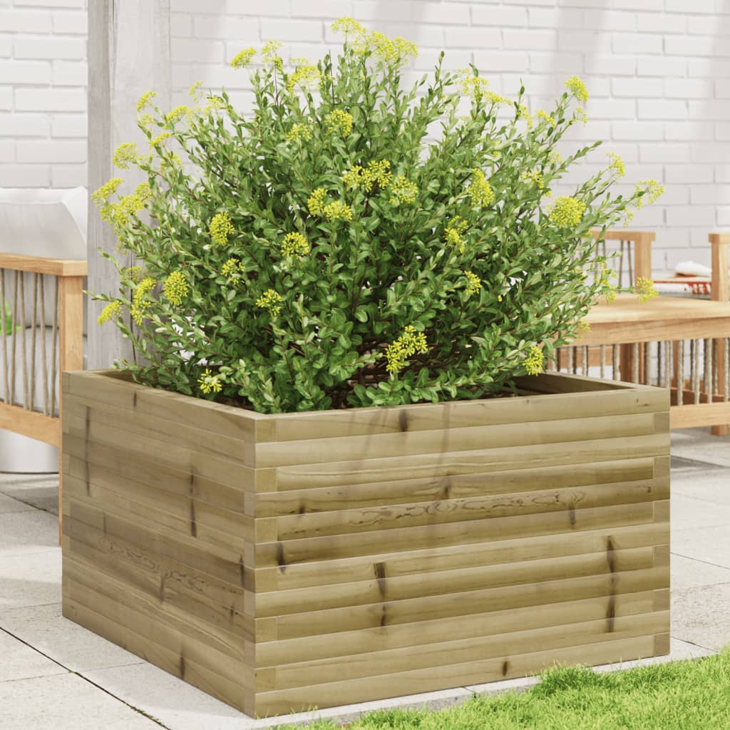 VidaXL Pflanzgefäß 80x80x46 cm imprägniertes Kiefernholz
