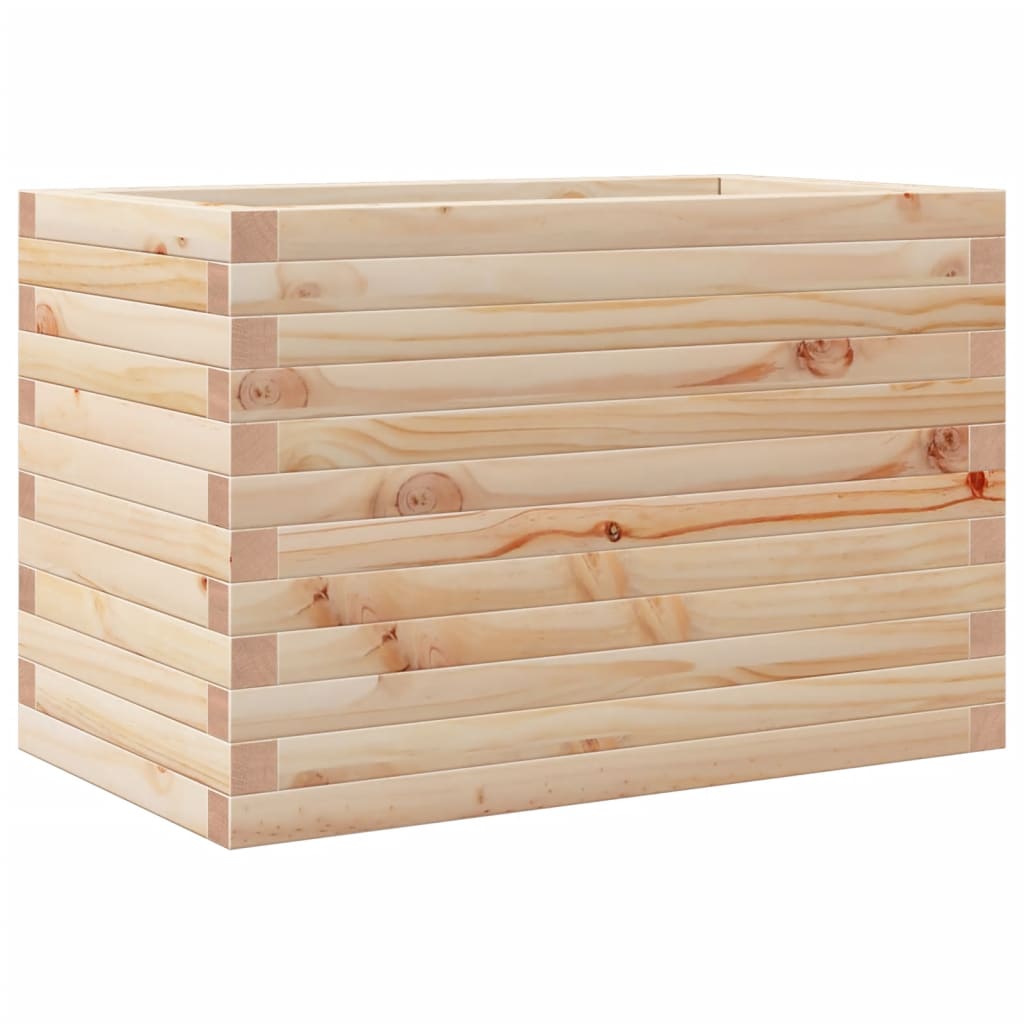 VidaXL Pflanzgefäß 70x40x46 cm aus massivem Kiefernholz