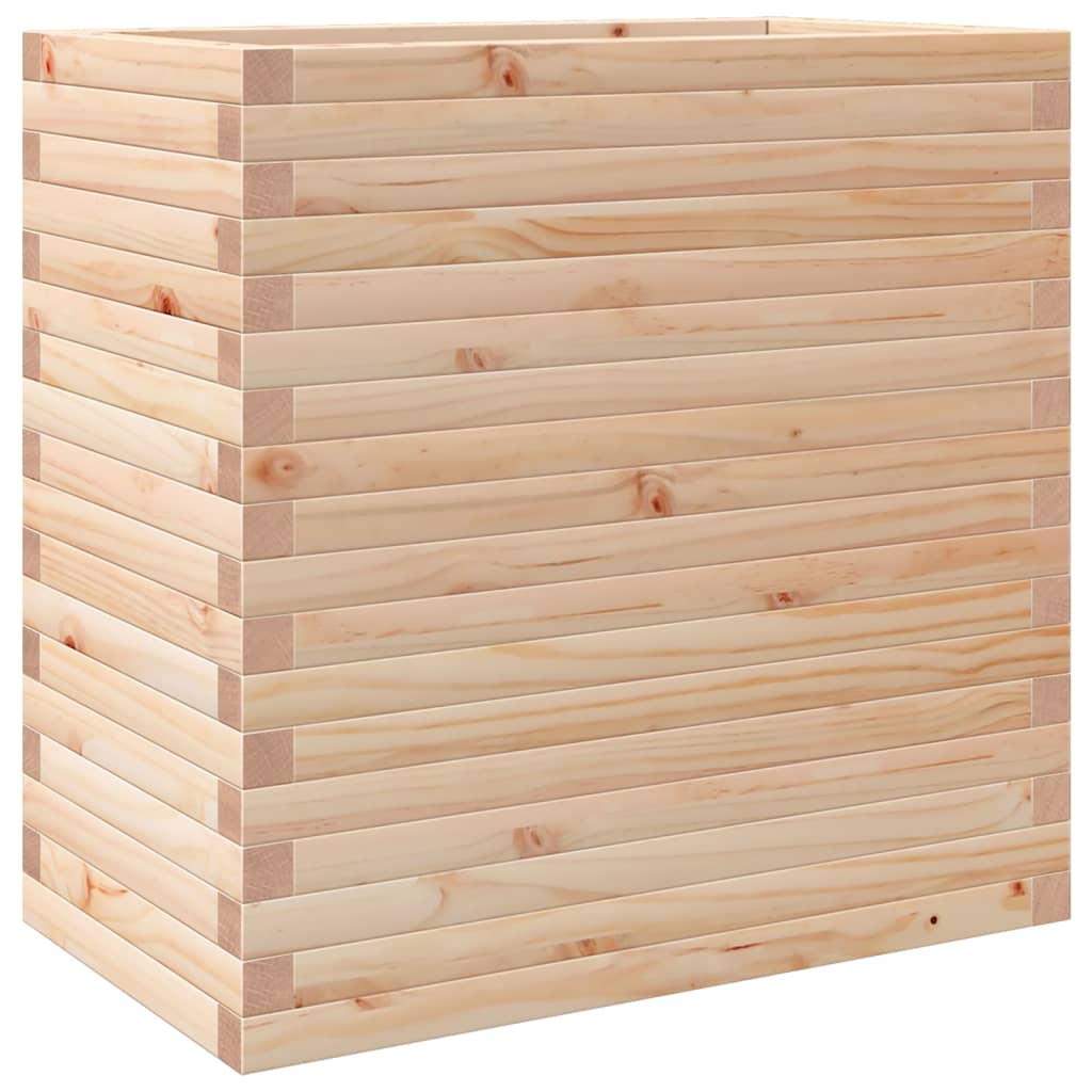VidaXL Pflanzgefäß 70x40x68,5 cm aus massivem Kiefernholz