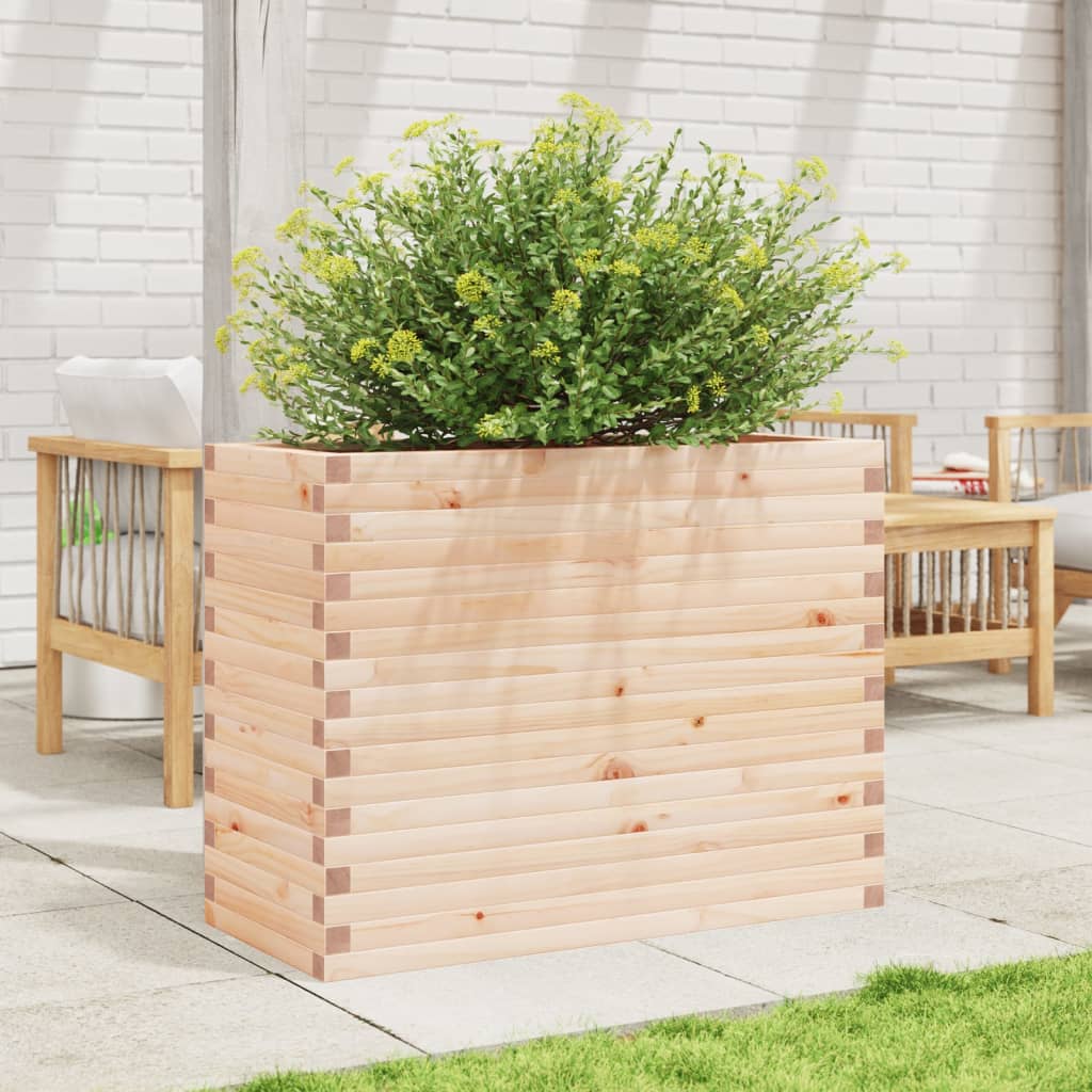 VidaXL Pflanzgefäß 90x40x68,5 cm massives Kiefernholz