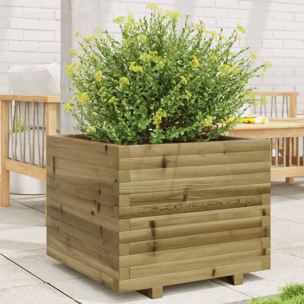 VidaXL Pflanzgefäß 60x60x49,5 cm imprägniertes Kiefernholz