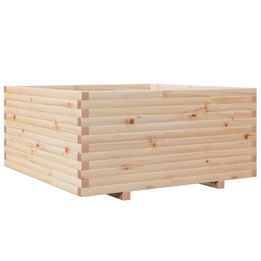 VidaXL Pflanzgefäß 100x100x49,5 cm massives Kiefernholz