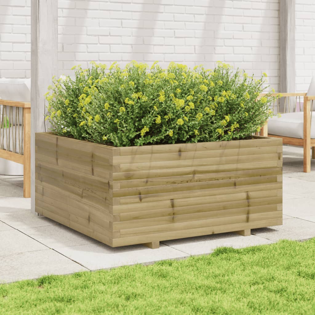 VidaXL Pflanzgefäß 100x100x49,5 cm imprägniertes Kiefernholz