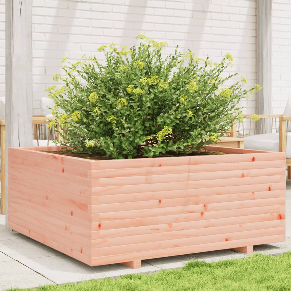 VidaXL Pflanzgefäß 110 x 110 x 49,5 cm, massives Douglas-Holz