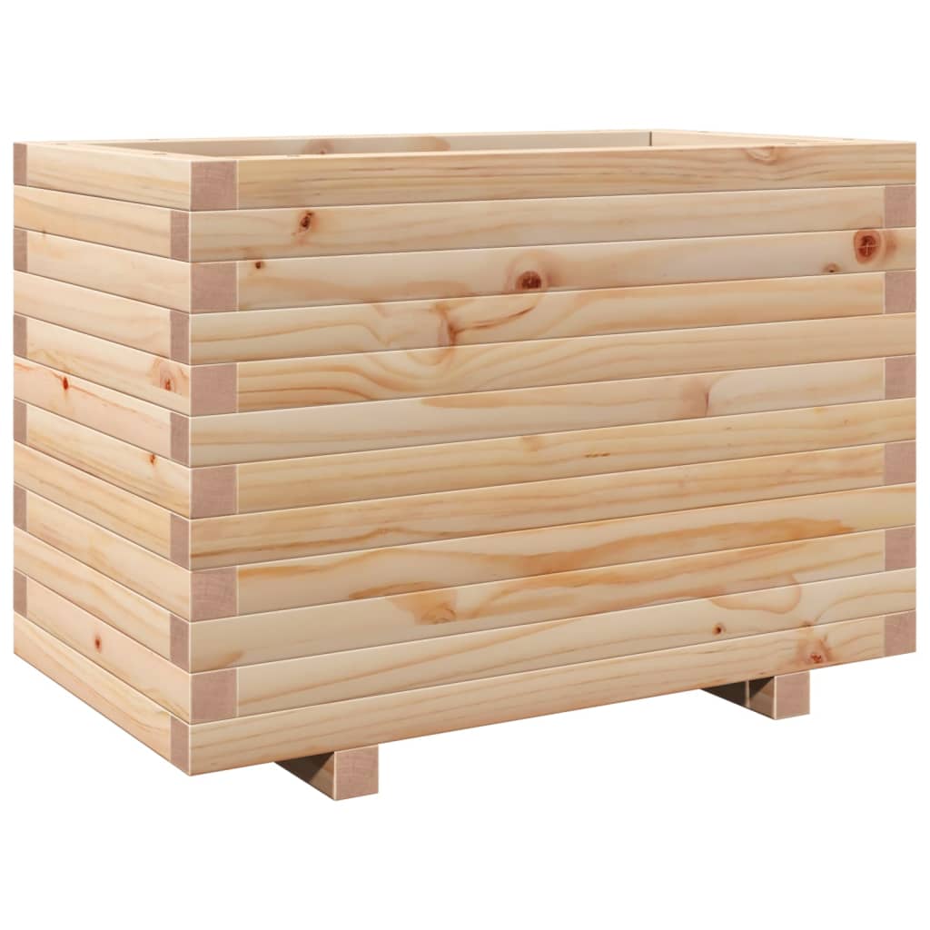 VidaXL Pflanzgefäß 70x40x49,5 cm massives Kiefernholz
