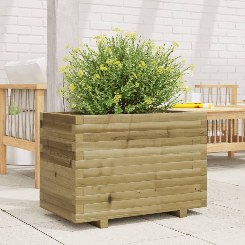 VidaXL Pflanzgefäß 70x40x49,5 cm imprägniertes Kiefernholz