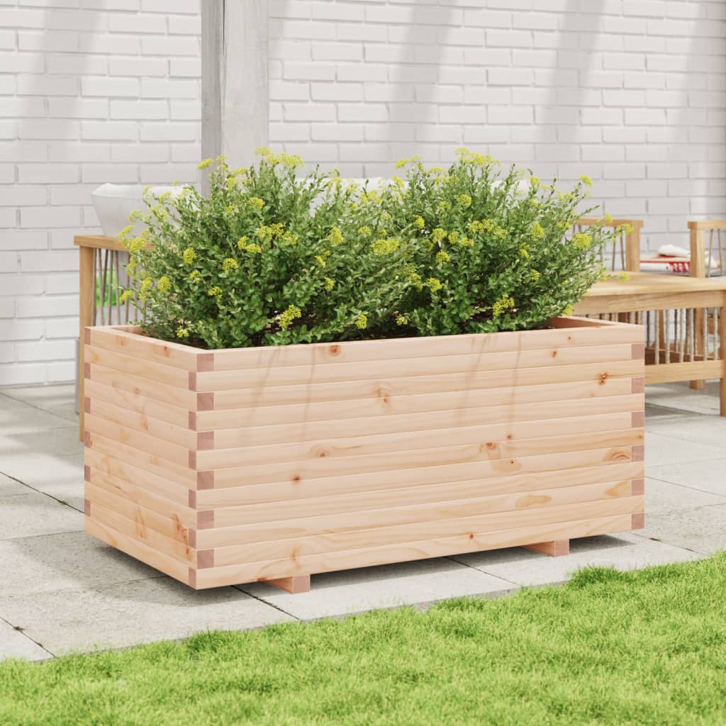 VidaXL Pflanzgefäß 110x60x49,5 cm massives Kiefernholz
