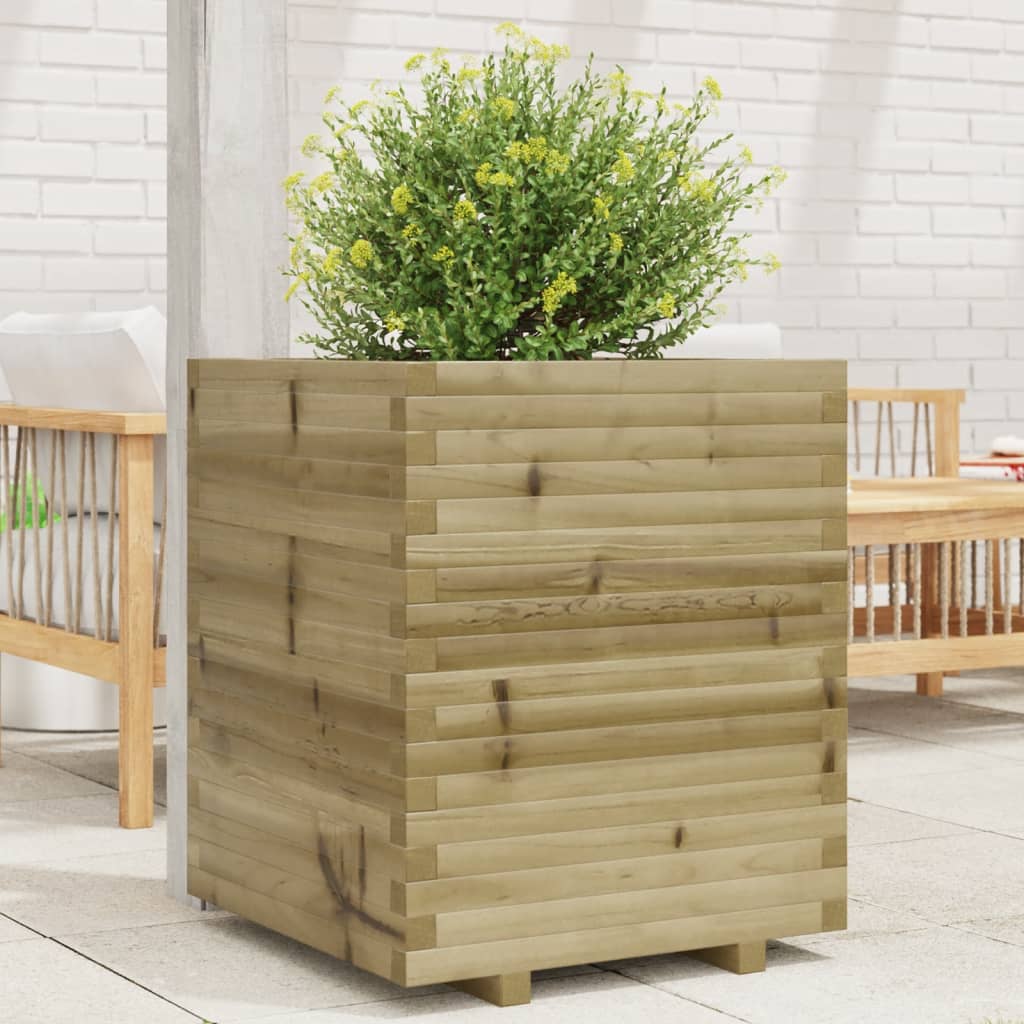 VidaXL Pflanzgefäß 60x60x72 cm aus imprägniertem Kiefernholz