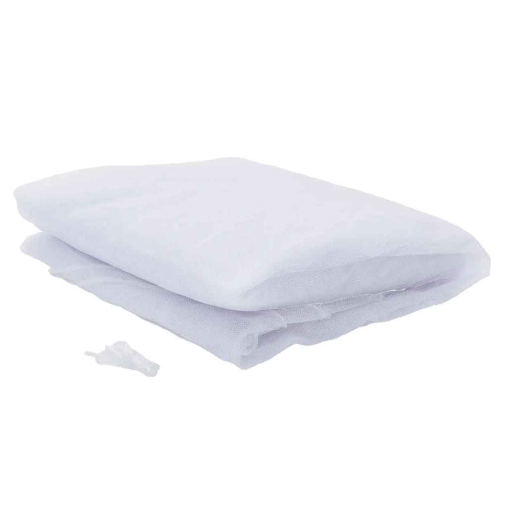 VidaXL Moskitonetz für Regenschirm 220 Mesh φ300x230 cm weiß