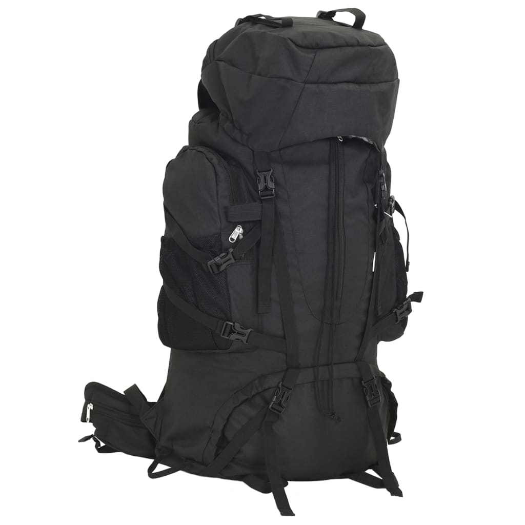 VidaXL Wanderrucksack 80 l Oxford-Stoff schwarz