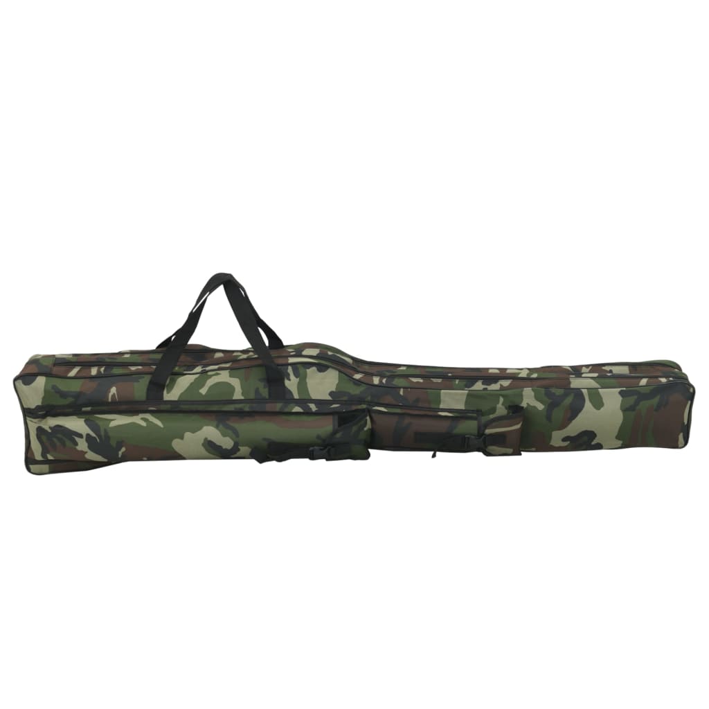 VidaXL Angelrutentasche 150 cm Camouflage Oxford-Stoff grün