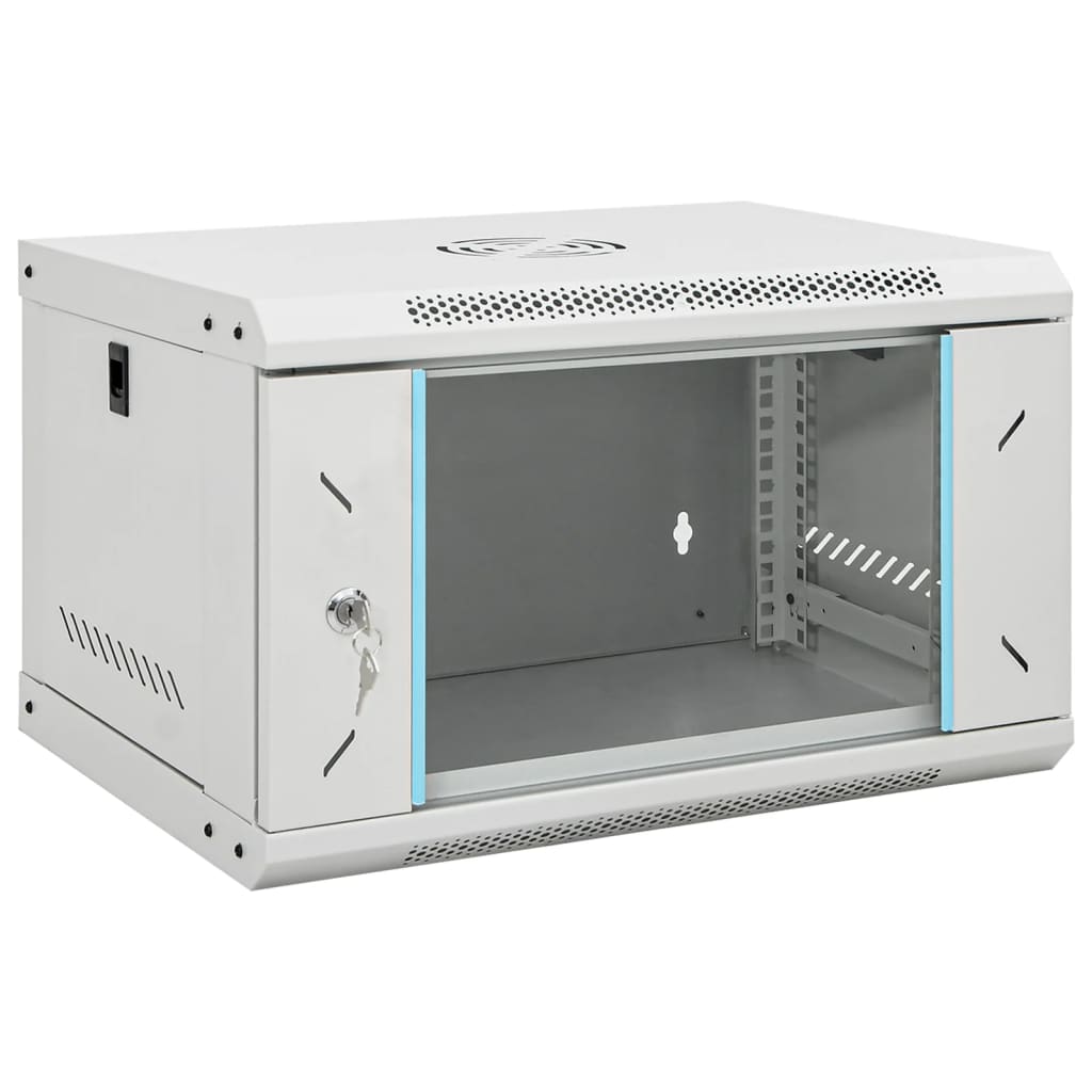 Vidaxxl Netzwerkschrank Wandmontage 6h 19 IP20 53x40x30 cm