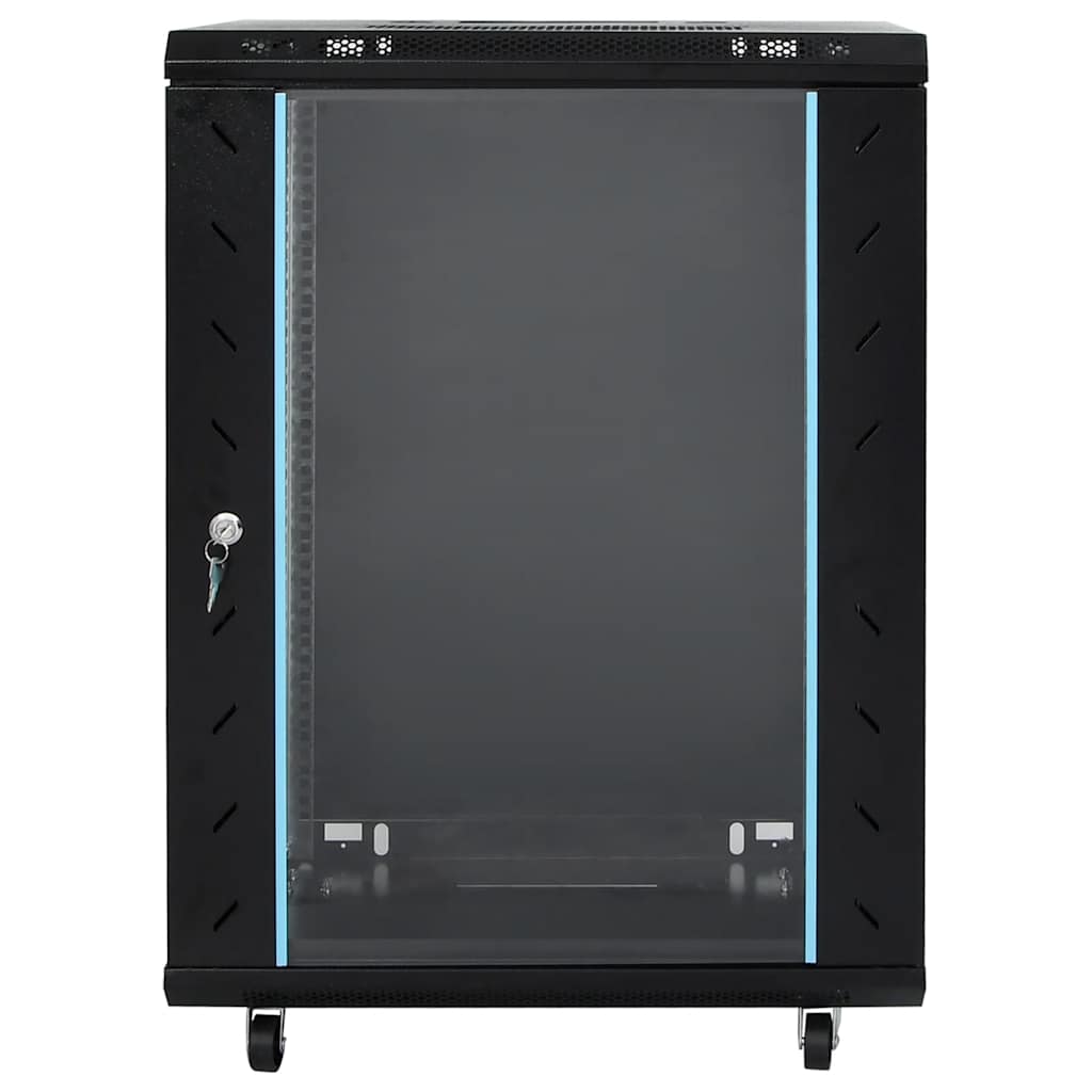 Vidaxxl Netzwerkschrank mit Drehrädern 15u IP20 19 53x40x80 cm