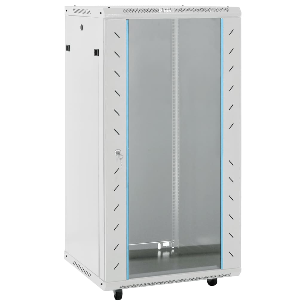 VidaXL Netzwerkschrank mit Rollen 22U 19 IP20 60x60x120 cm