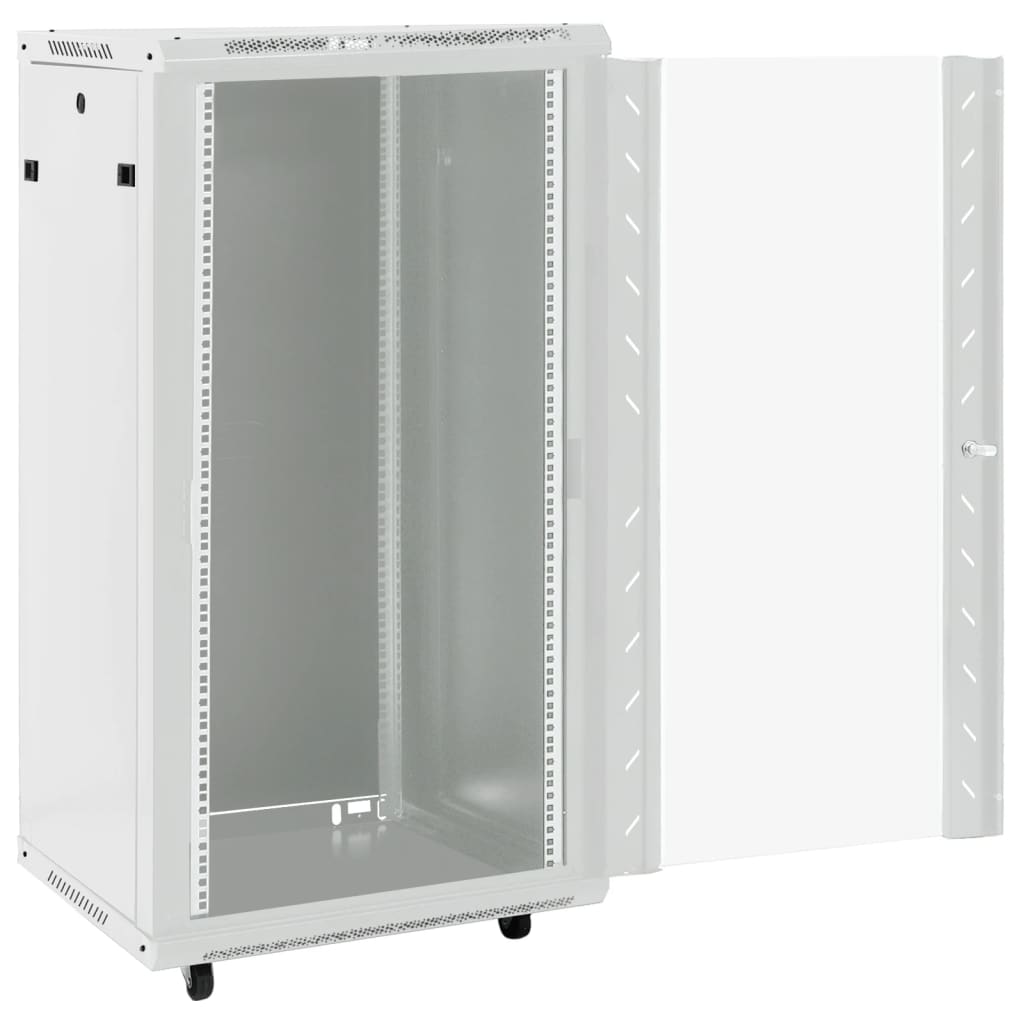 VidaXL Netzwerkschrank mit Rollen 22U 19 IP20 60x60x120 cm