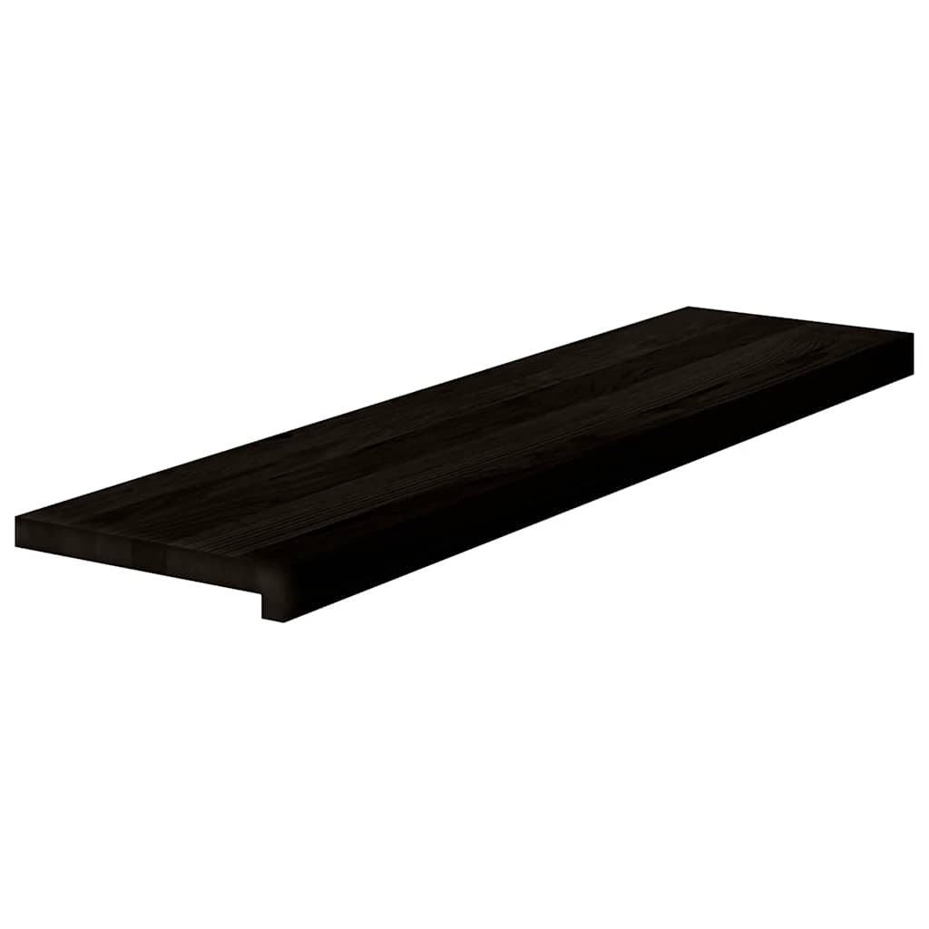 Vidaxx Treppenstufen 2 Stk. 100x30x2 cm massive Eiche dunkelbraun