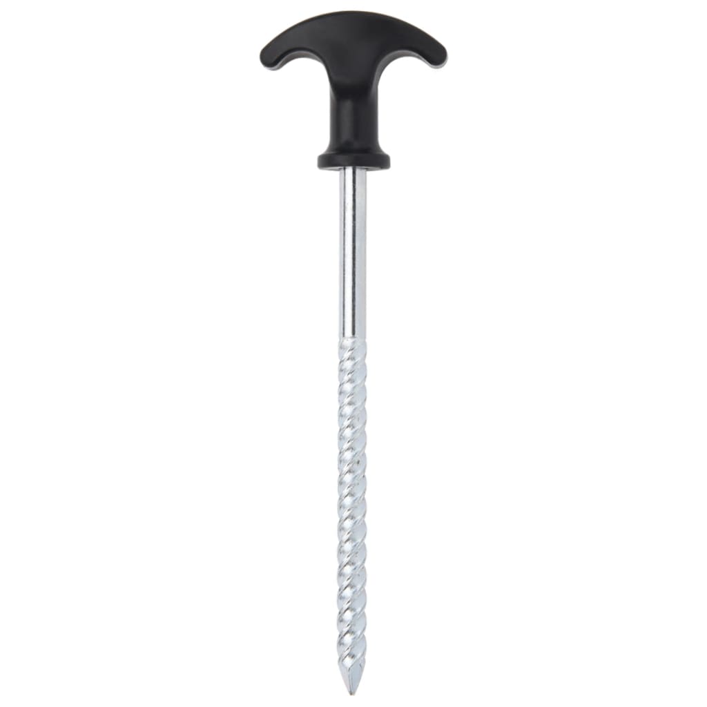 Vidaxl Zeltheringe 24 Stück ø7 mm 17 cm verzinkter Stahl
