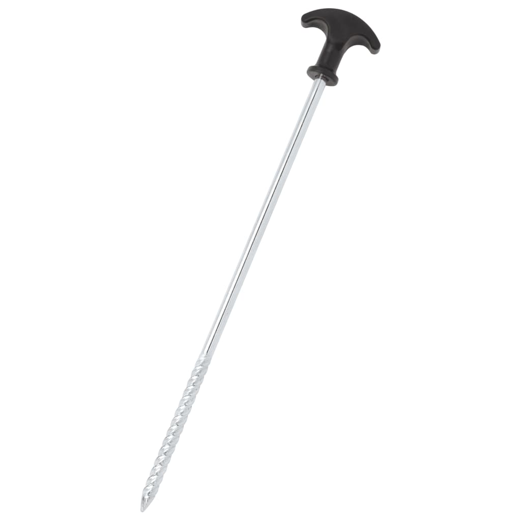 Vidaxl Zeltheringe 24 Stück ø7 mm 30 cm verzinkter Stahl