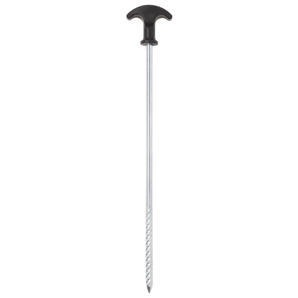 Vidaxl Zeltheringe 24 Stück ø7 mm 30 cm verzinkter Stahl