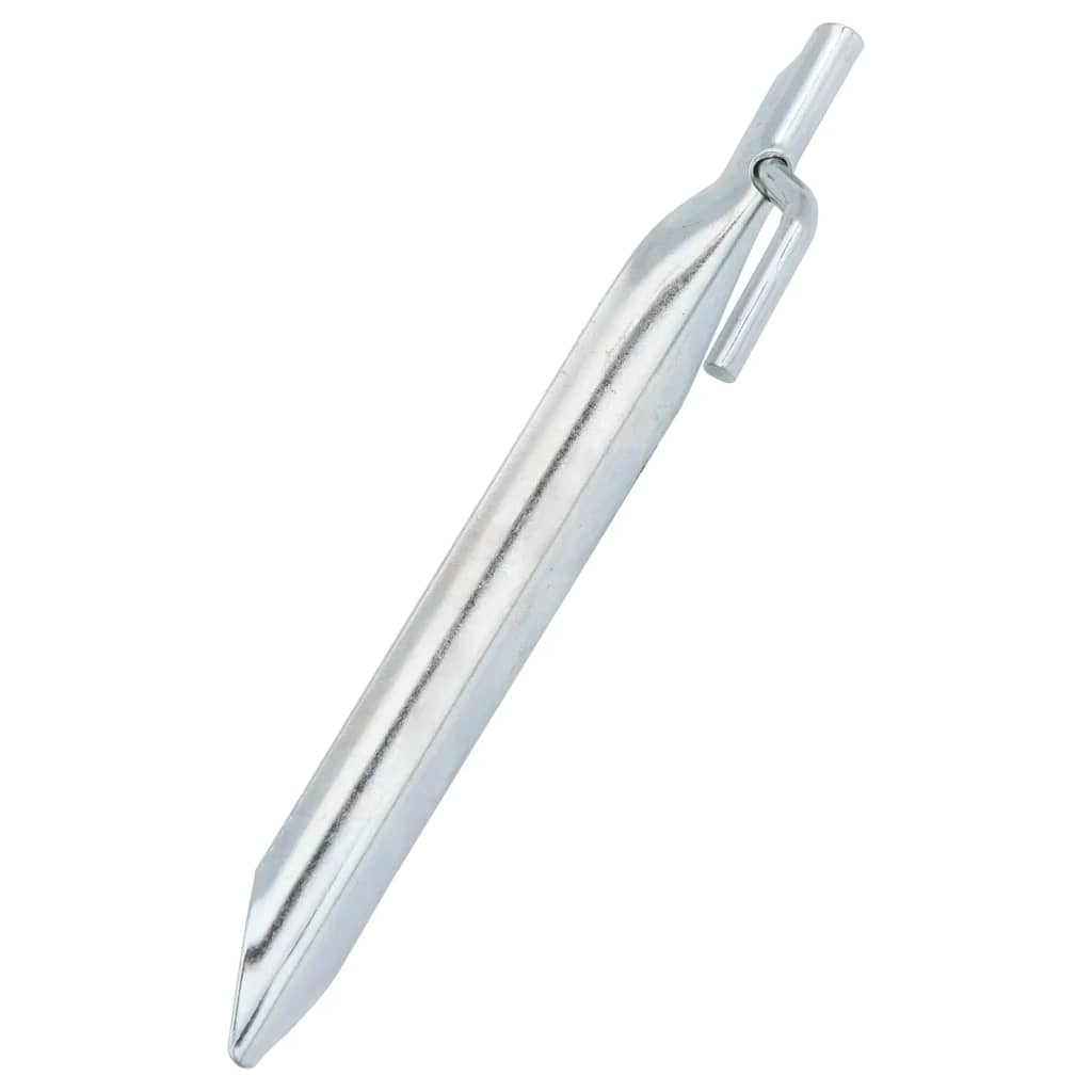 Vidaxl Zeltheringe 24 Stück V-förmig ø20 mm 17 cm verzinkter Stahl
