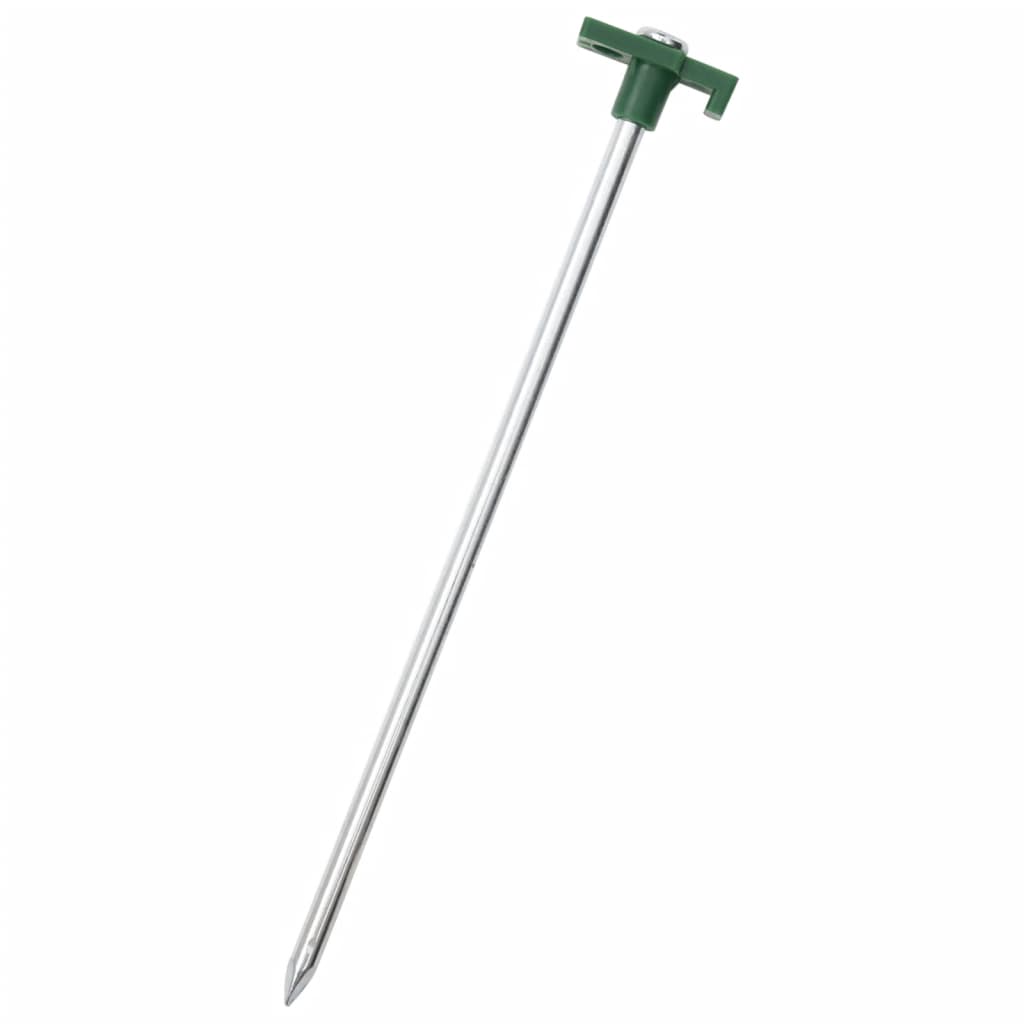 Vidaxl Zeltheringe 24 Stück 7 mm 25 cm verzinkter Stahl Polypropylen