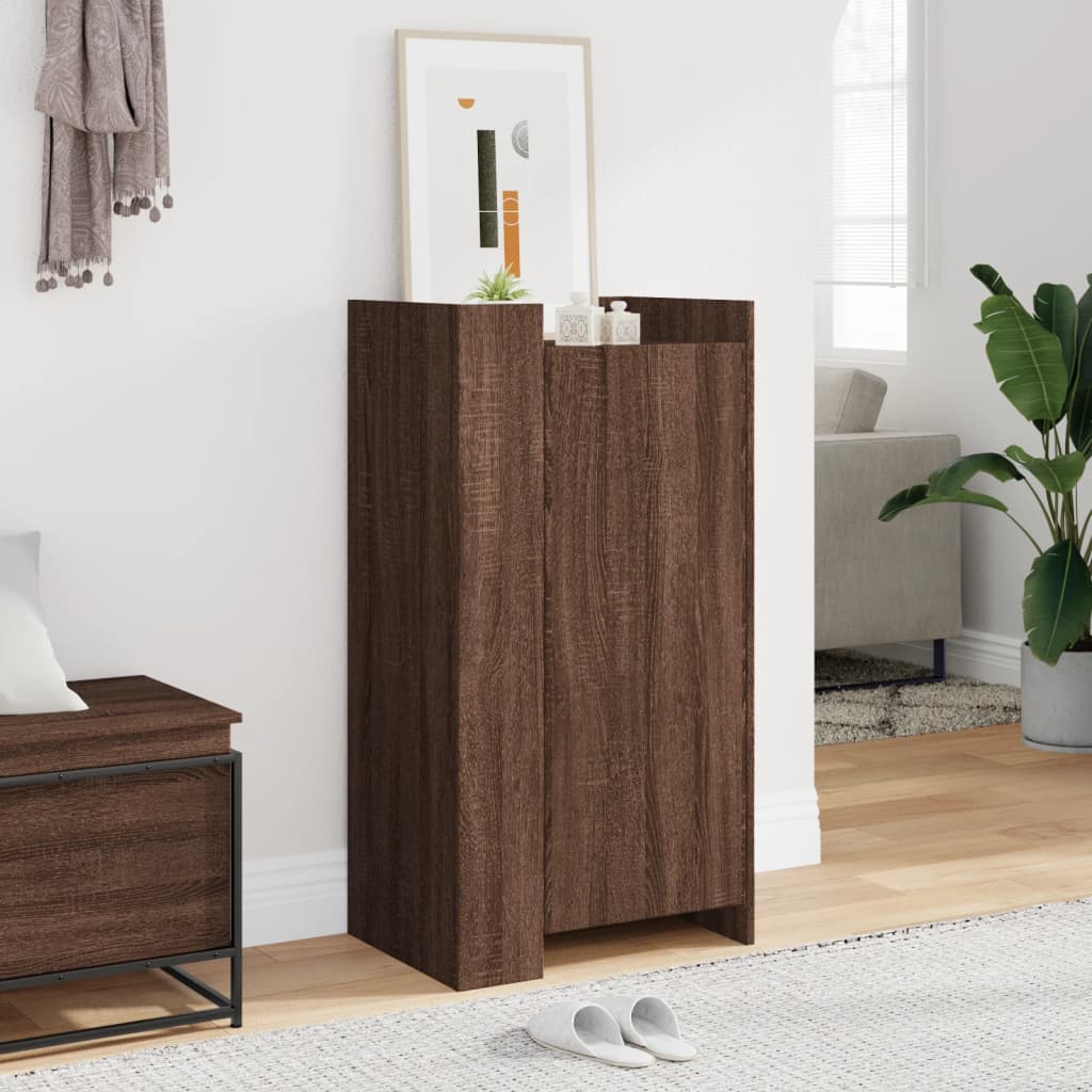 Vidaxx Schuhschrank 52x37,5x100 cm, fertiges Holz, braune Eiche
