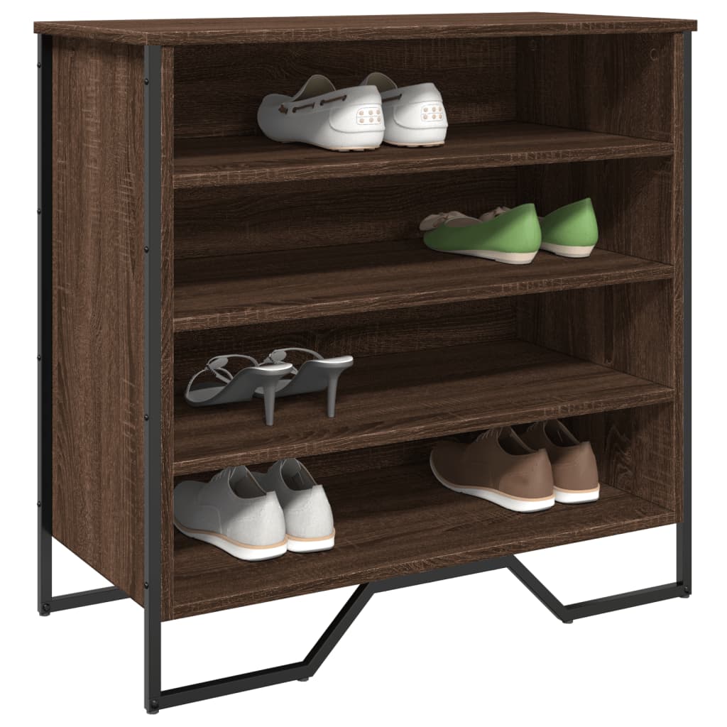Vidaxx Schuhschrank 80x38x78 cm Holzwerkstoff braune Eiche