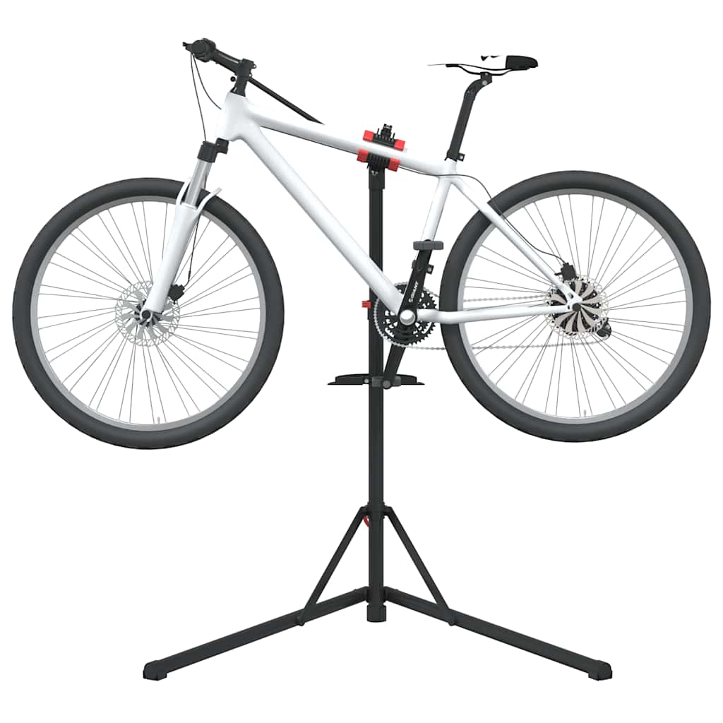Vidaxx Fahrrad-Montageständer klappbar 92-152 cm Stahl rot