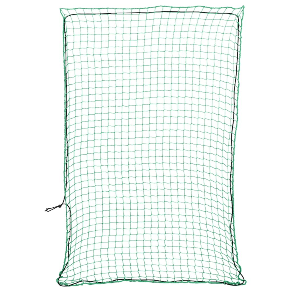 Vidaxx Anhängernetz elastisches Seil 3x2 m Polypropylen grün