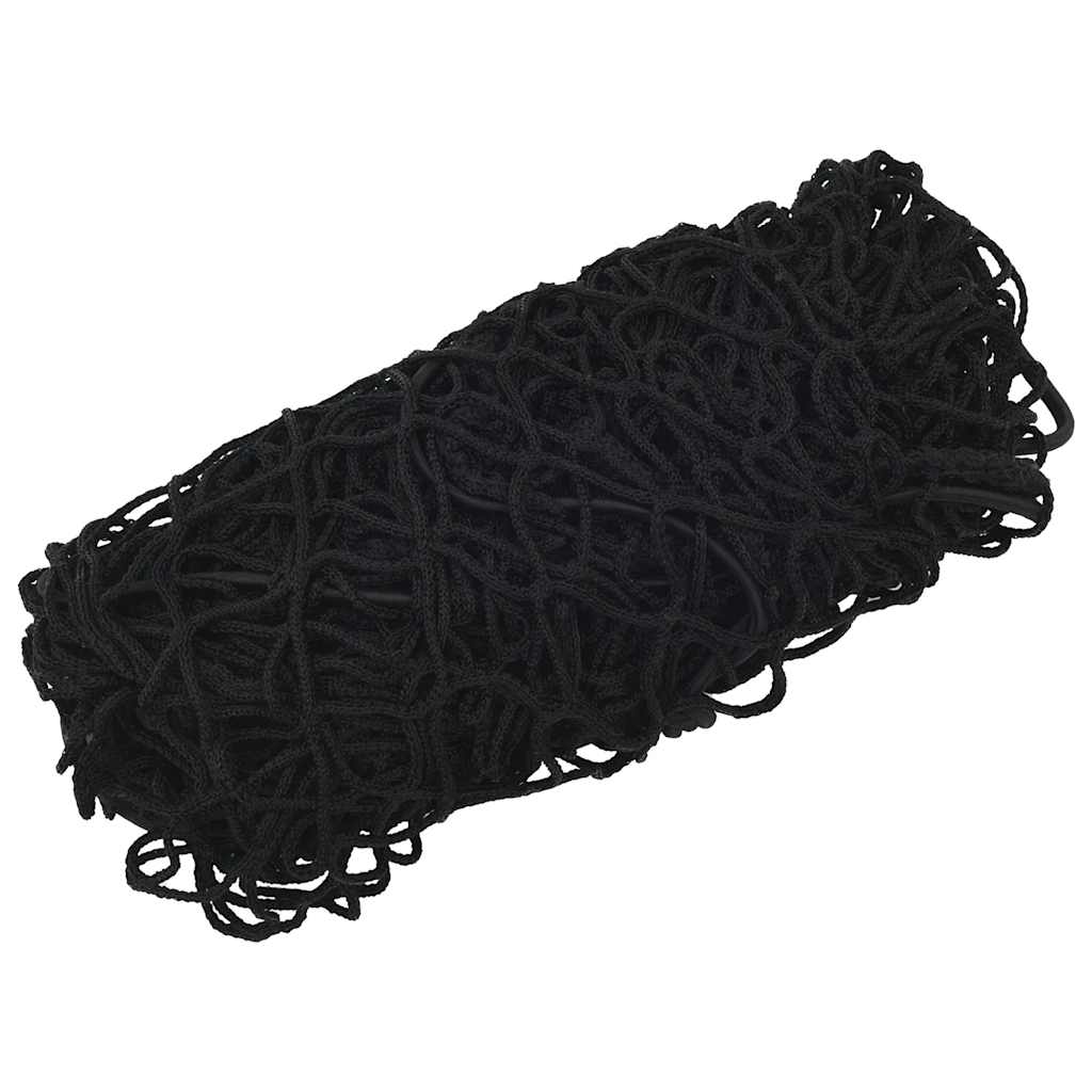 Vidaxx Anhängernetz elastisches Seil 3x2,5 m Polypropylen schwarz
