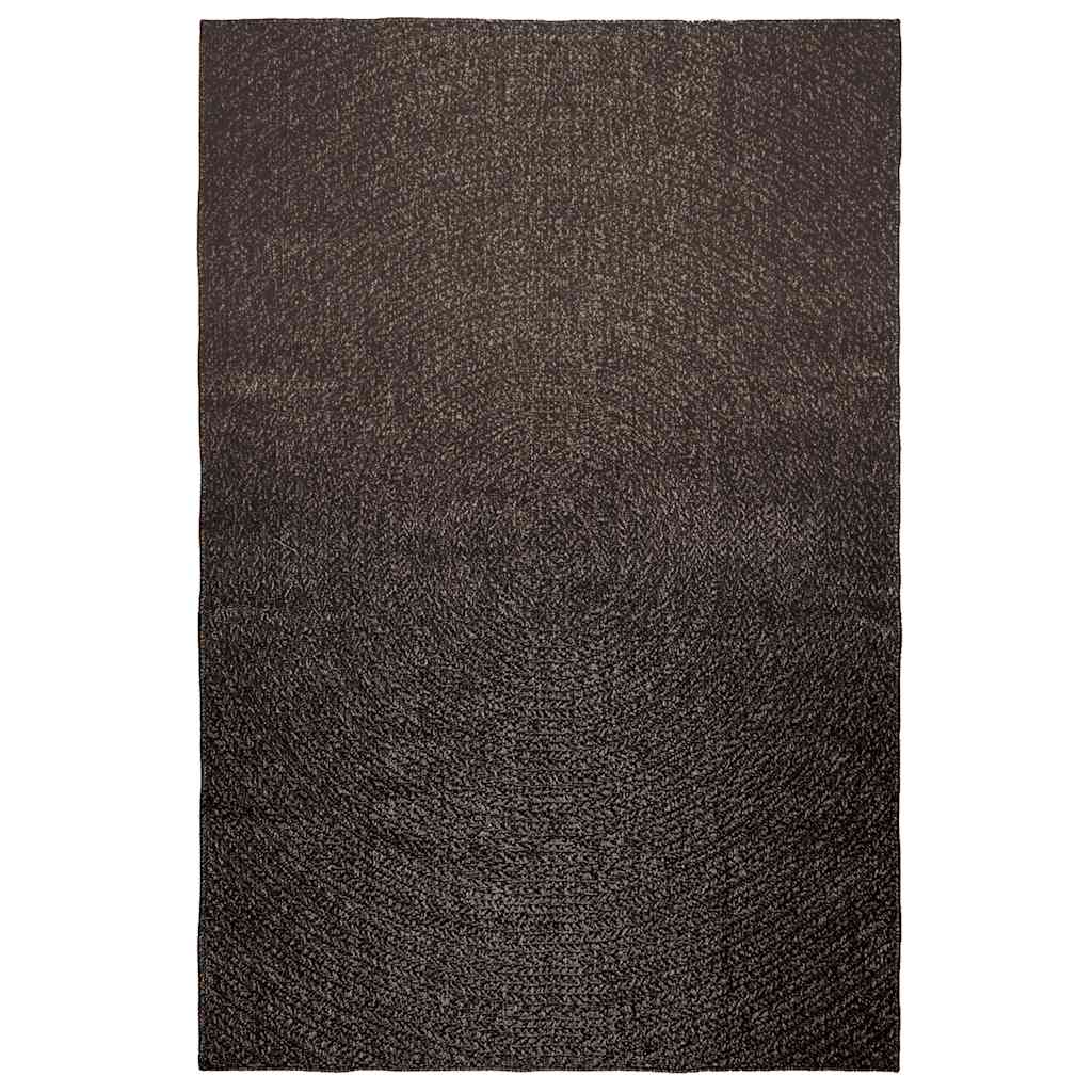 VidaXL Teppich Zizur Indoor und Outdoor 160x230cm Juteoptik Anthrazit