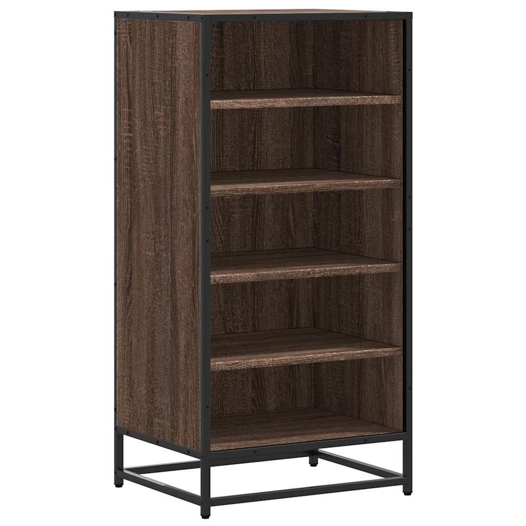 Vidaxx Schuhregal 48x38x97,5 cm, fertiges Holz, braune Eiche