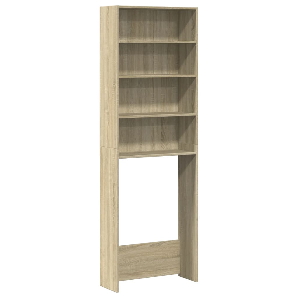 Vidaxx Waschmaschinenschrank 64 x 24 x 190 cm, lackiert in Holz und Sonoma-Eiche